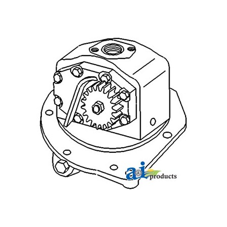 A & I Products Pump, Main Hydraulic 9" x9.5" x8.7" A-D2NN600B